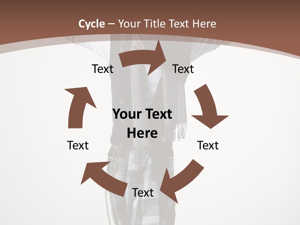 Flexibility Posing Boy PowerPoint Template
