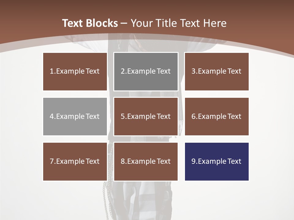 Flexibility Posing Boy PowerPoint Template