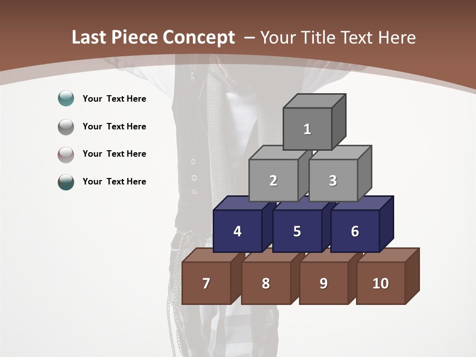 Flexibility Posing Boy PowerPoint Template
