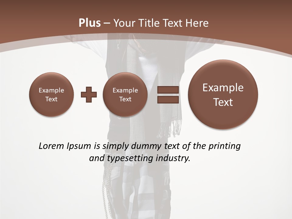 Flexibility Posing Boy PowerPoint Template