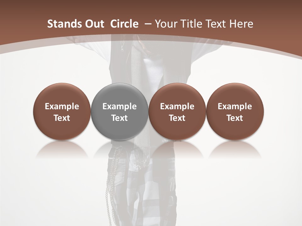 Flexibility Posing Boy PowerPoint Template