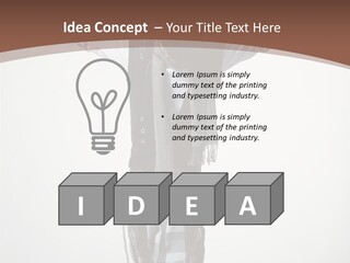 Flexibility Posing Boy PowerPoint Template
