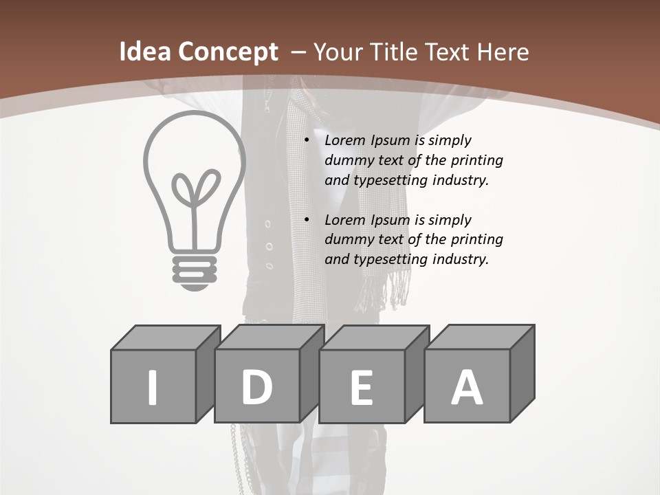 Flexibility Posing Boy PowerPoint Template
