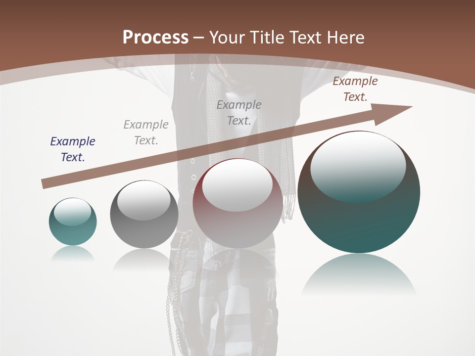 Flexibility Posing Boy PowerPoint Template
