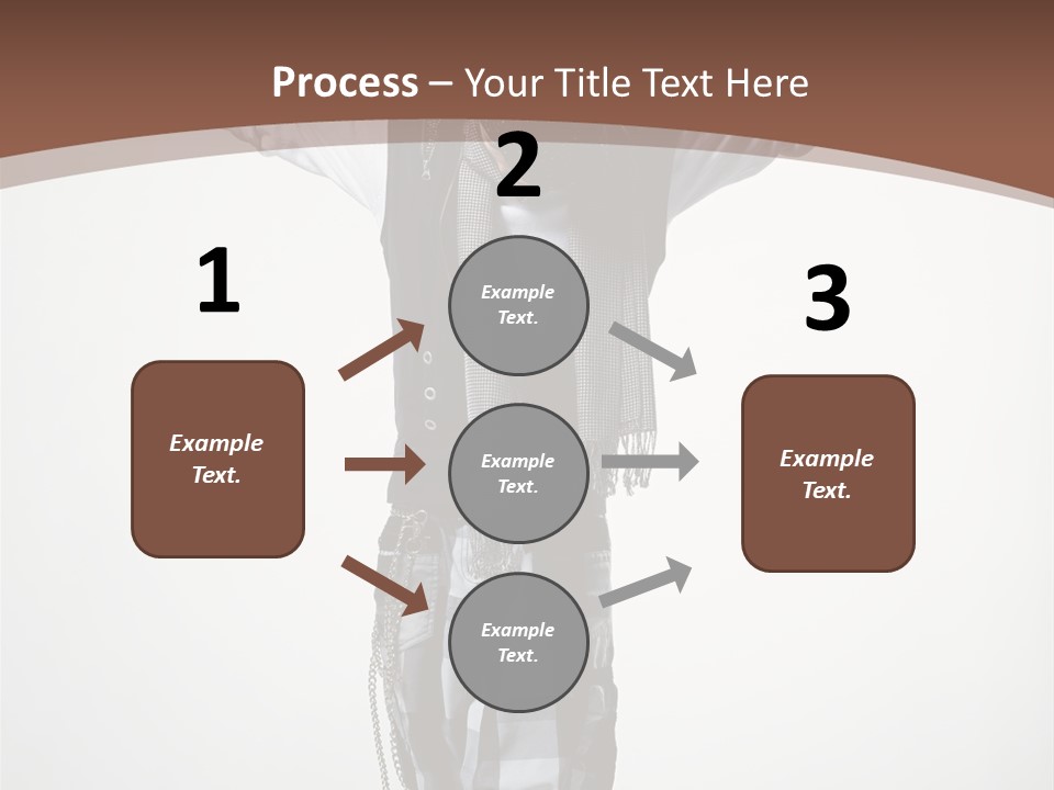 Flexibility Posing Boy PowerPoint Template