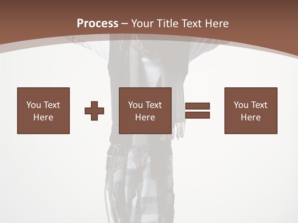 Flexibility Posing Boy PowerPoint Template