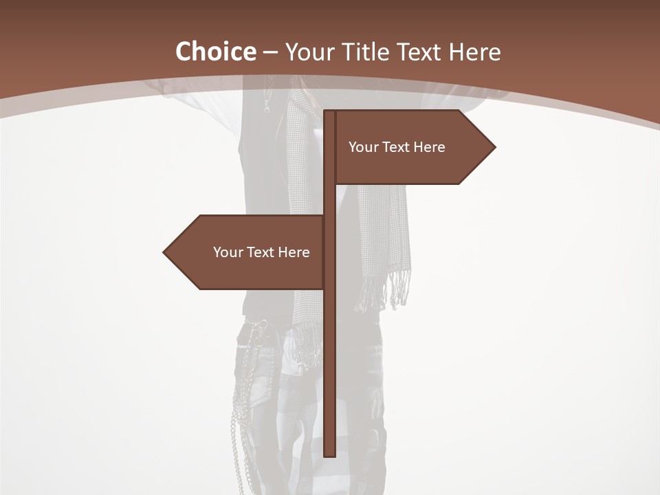 Flexibility Posing Boy PowerPoint Template