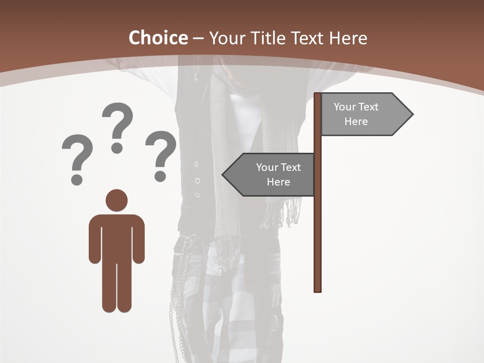 Flexibility Posing Boy PowerPoint Template