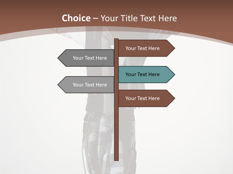 Flexibility Posing Boy PowerPoint Template