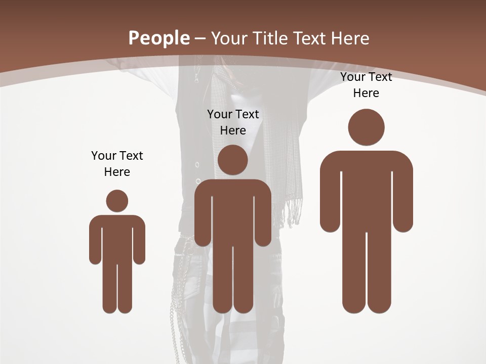 Flexibility Posing Boy PowerPoint Template