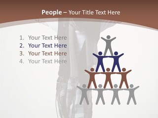 Flexibility Posing Boy PowerPoint Template