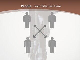 Flexibility Posing Boy PowerPoint Template