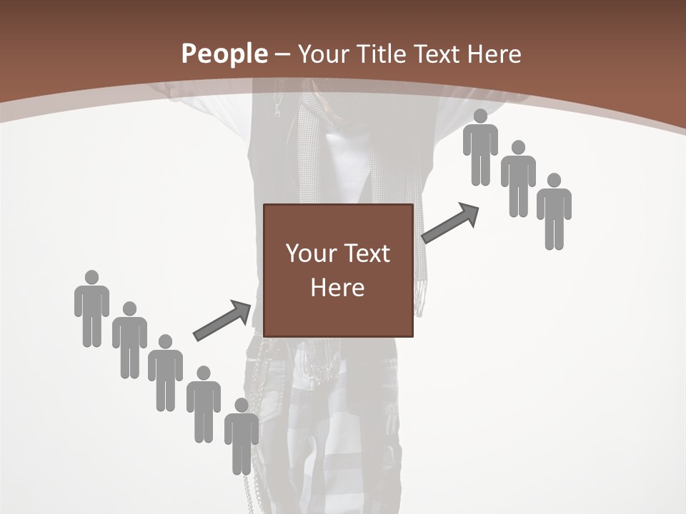 Flexibility Posing Boy PowerPoint Template
