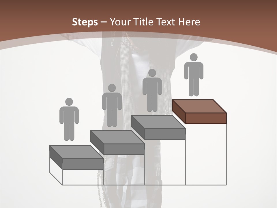 Flexibility Posing Boy PowerPoint Template