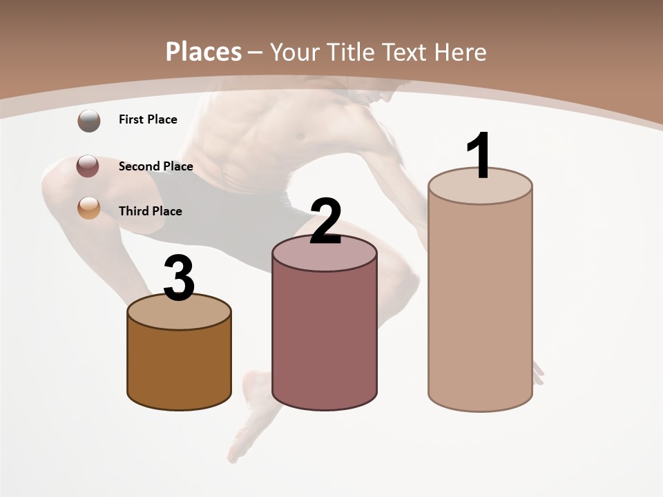 Vertical Hop Ballet PowerPoint Template