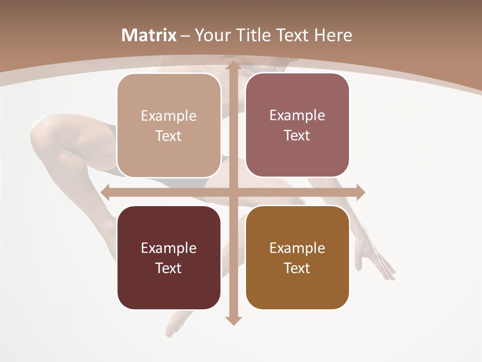 Vertical Hop Ballet PowerPoint Template