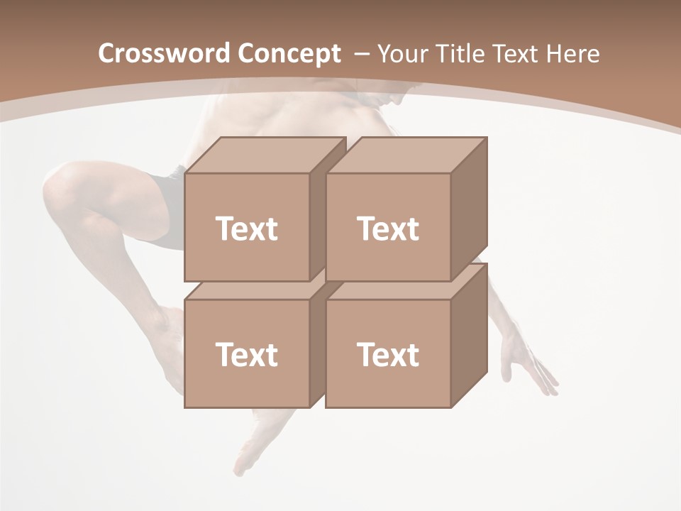Vertical Hop Ballet PowerPoint Template