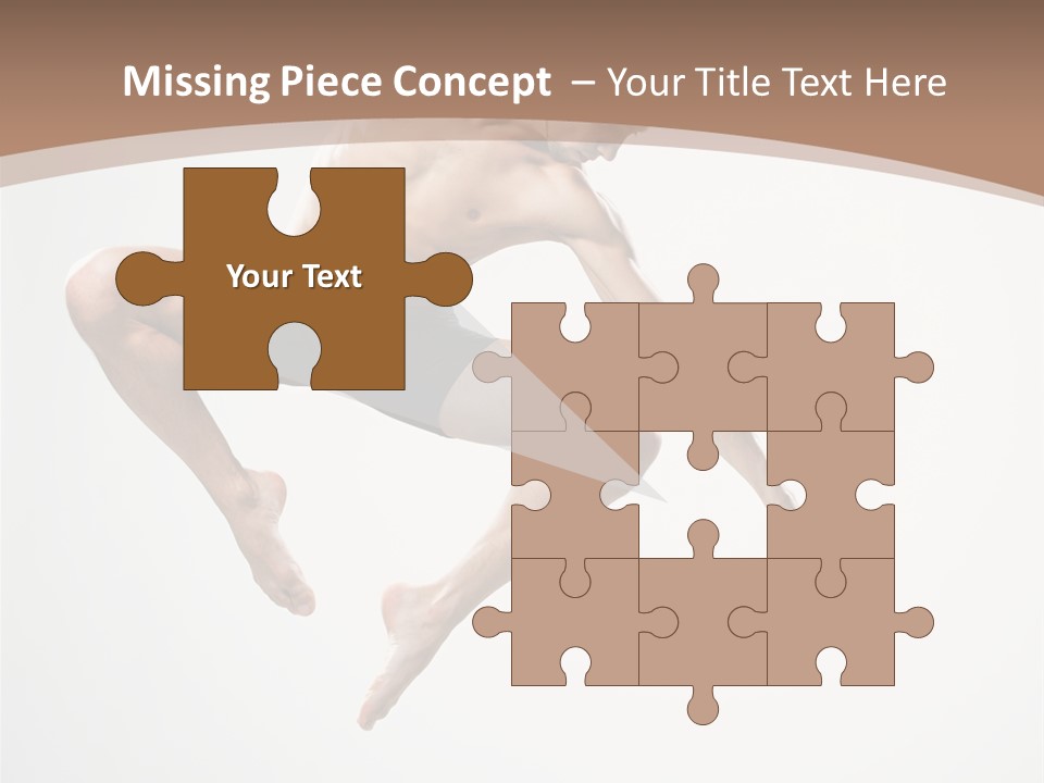 Vertical Hop Ballet PowerPoint Template