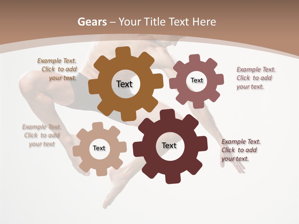 Vertical Hop Ballet PowerPoint Template