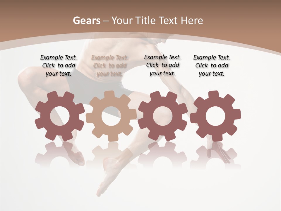 Vertical Hop Ballet PowerPoint Template