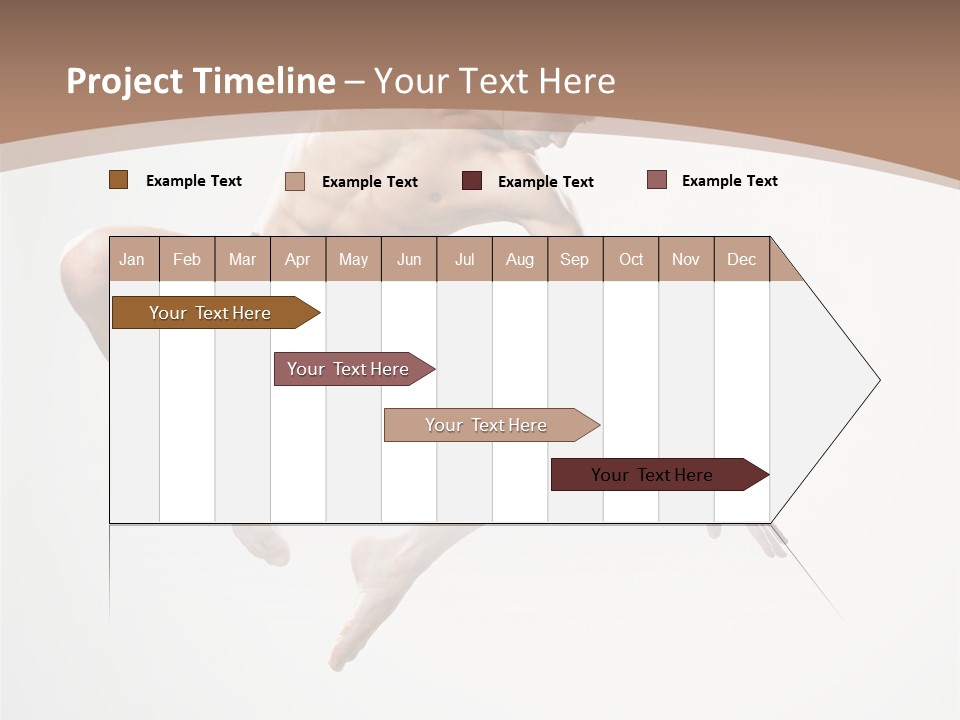 Vertical Hop Ballet PowerPoint Template