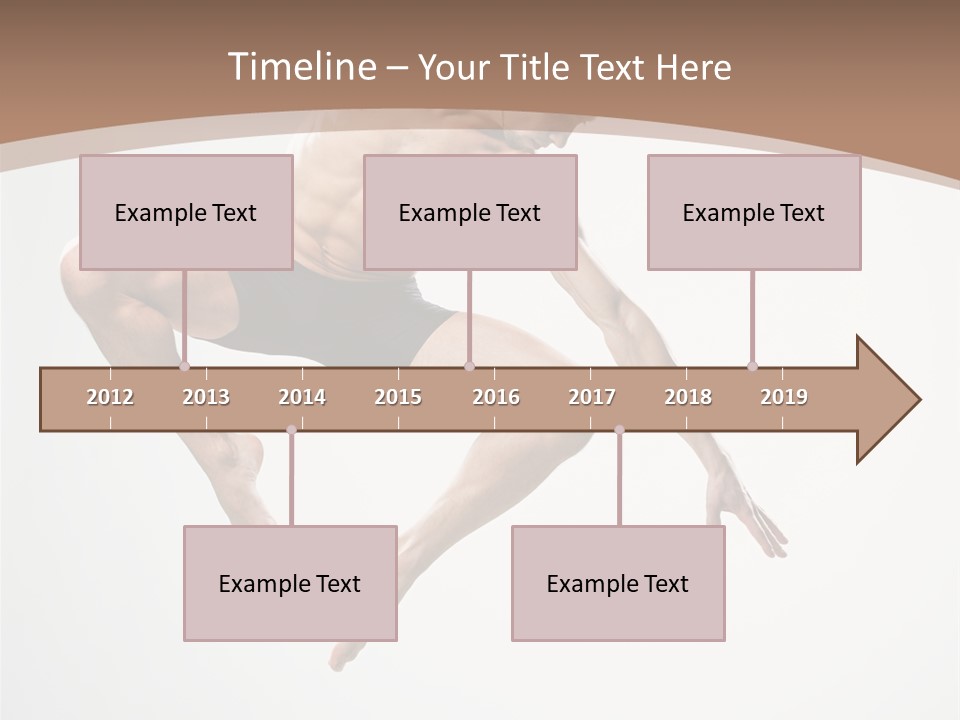 Vertical Hop Ballet PowerPoint Template