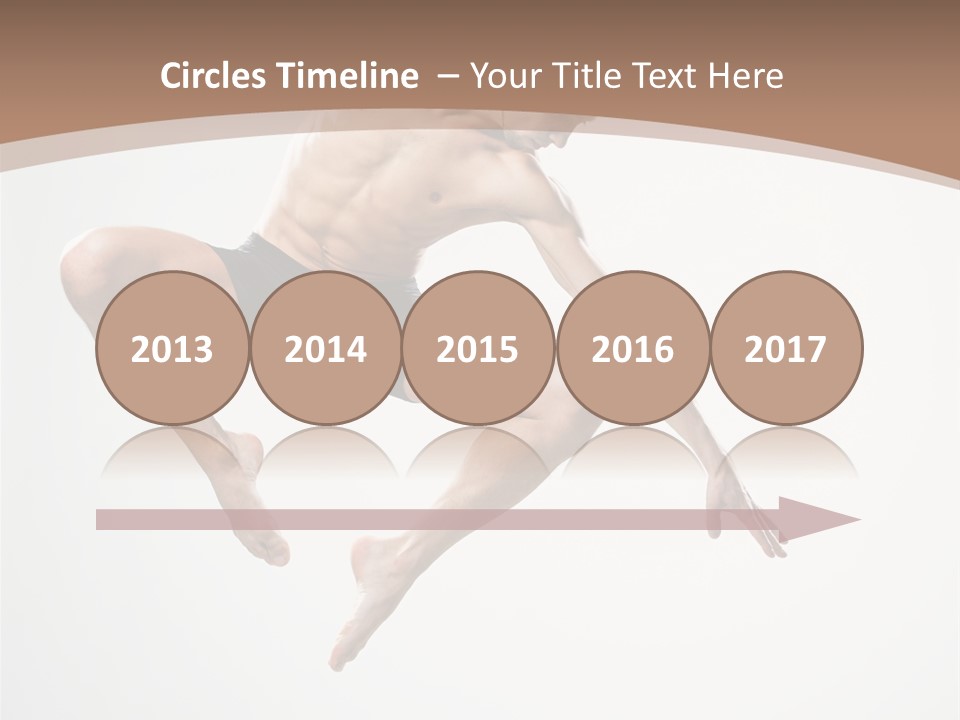 Vertical Hop Ballet PowerPoint Template