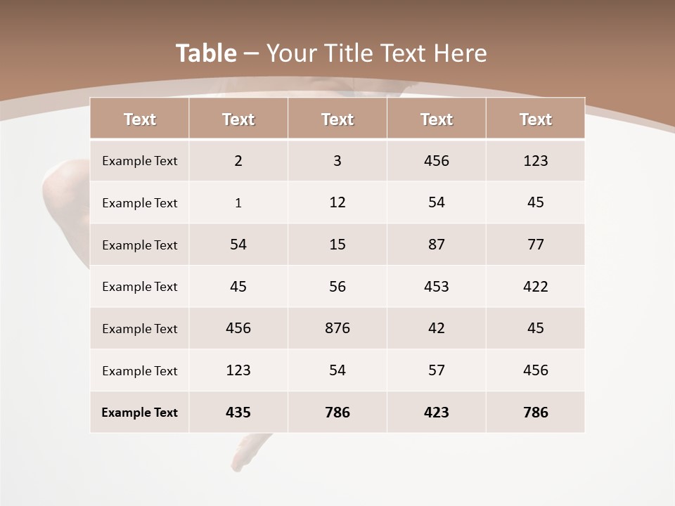 Vertical Hop Ballet PowerPoint Template