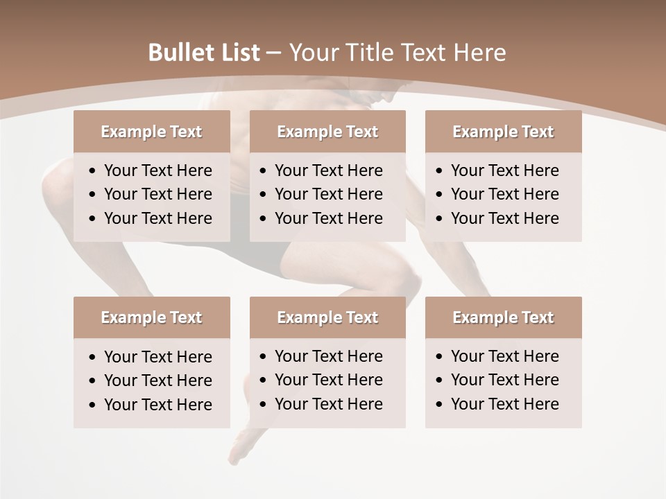 Vertical Hop Ballet PowerPoint Template