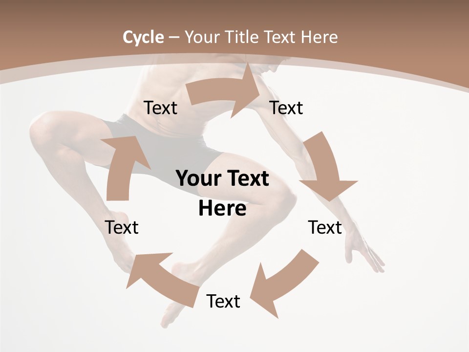 Vertical Hop Ballet PowerPoint Template