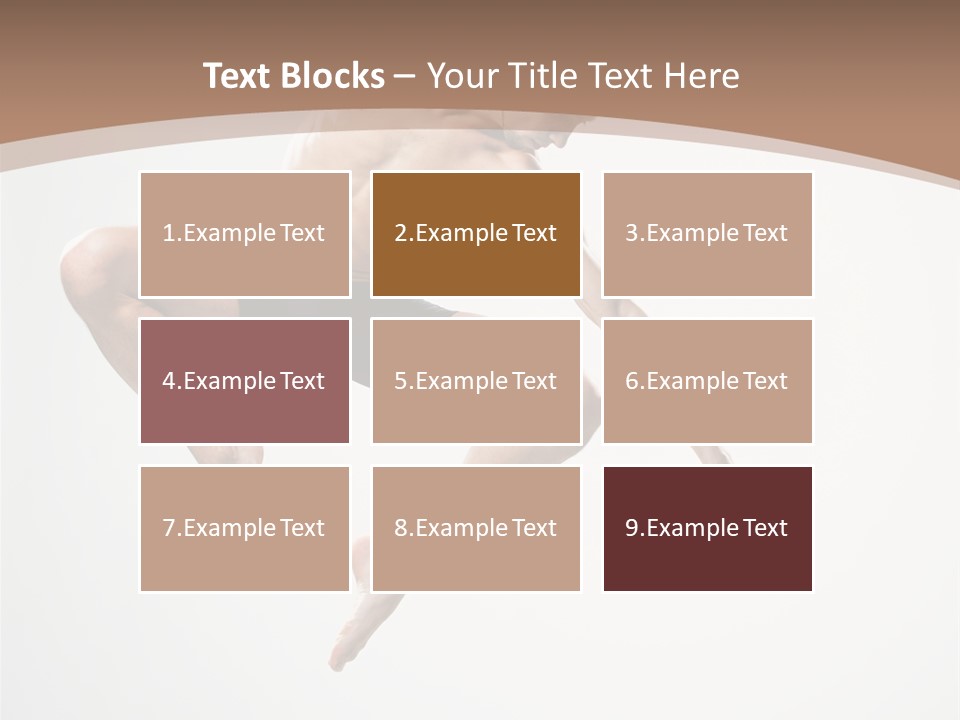 Vertical Hop Ballet PowerPoint Template