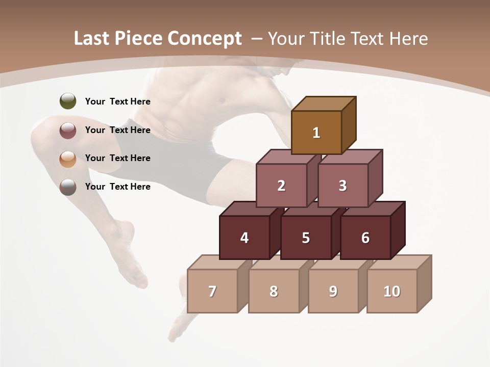 Vertical Hop Ballet PowerPoint Template