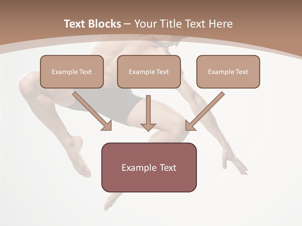 Vertical Hop Ballet PowerPoint Template