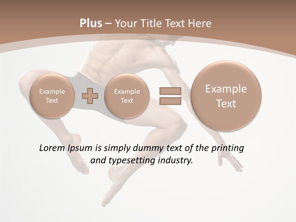 Vertical Hop Ballet PowerPoint Template