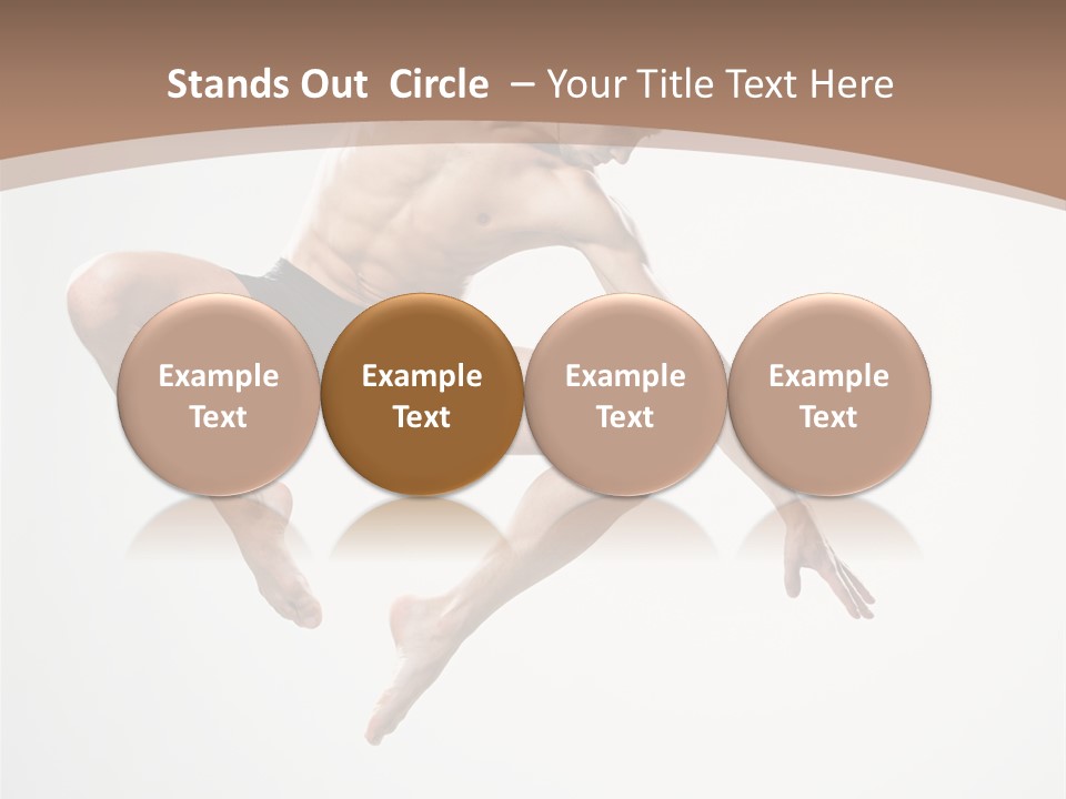 Vertical Hop Ballet PowerPoint Template