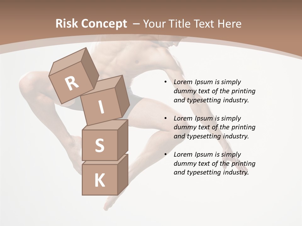 Vertical Hop Ballet PowerPoint Template