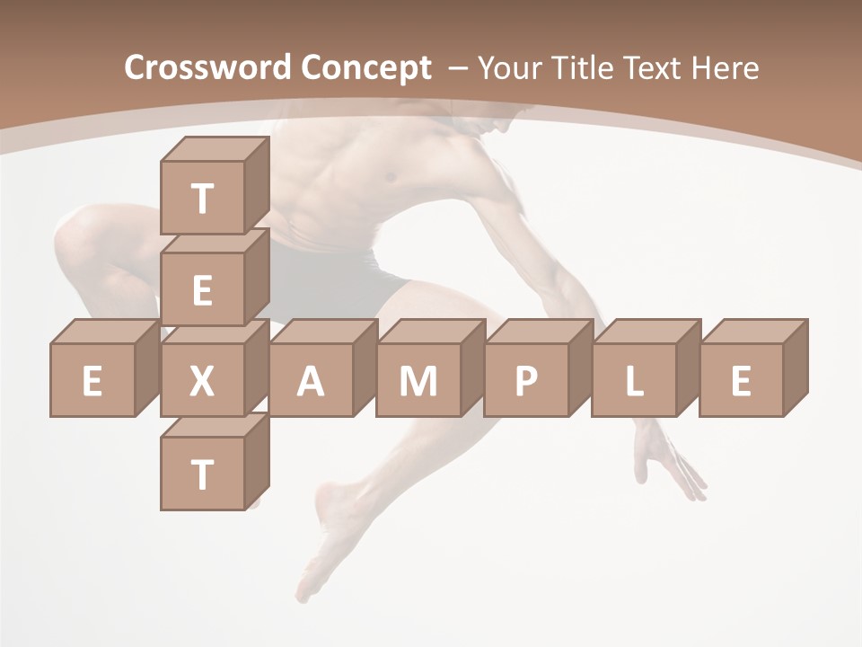 Vertical Hop Ballet PowerPoint Template