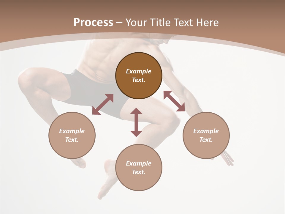 Vertical Hop Ballet PowerPoint Template