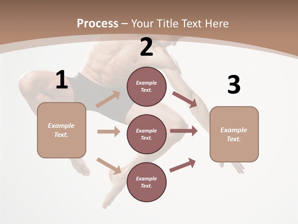 Vertical Hop Ballet PowerPoint Template