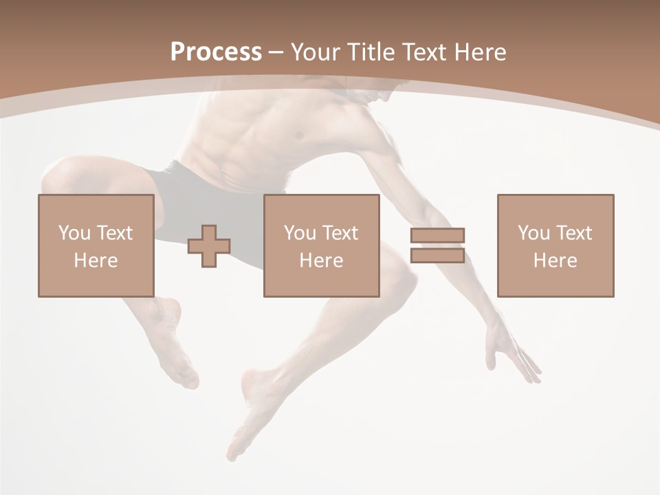 Vertical Hop Ballet PowerPoint Template