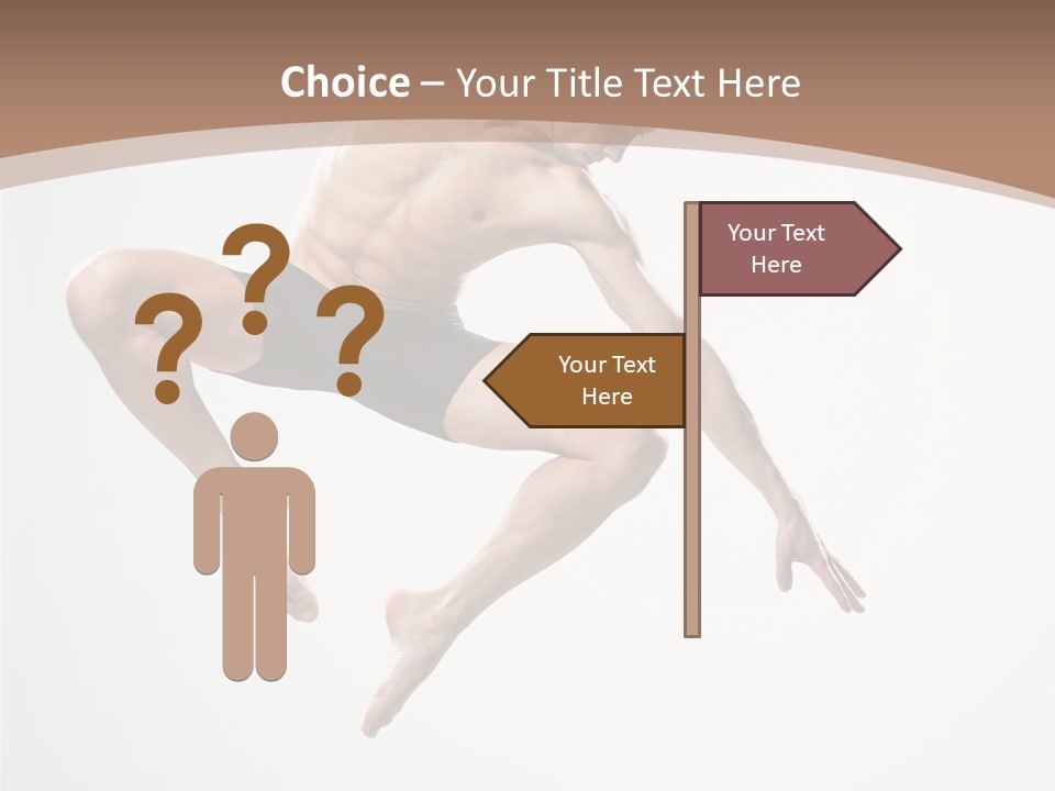 Vertical Hop Ballet PowerPoint Template