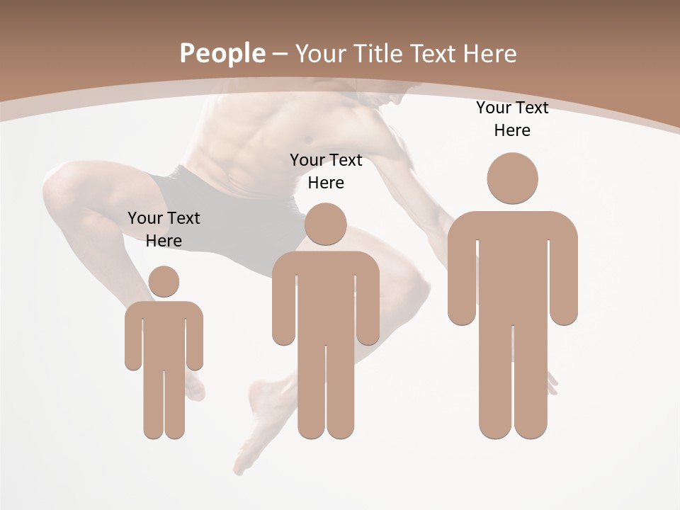 Vertical Hop Ballet PowerPoint Template