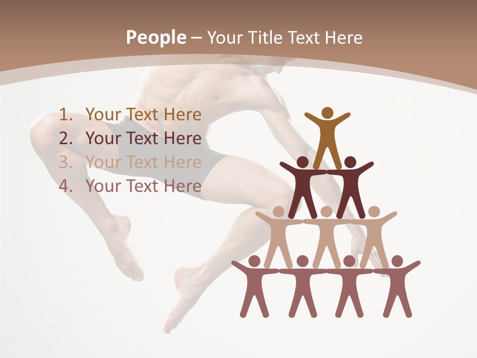 Vertical Hop Ballet PowerPoint Template