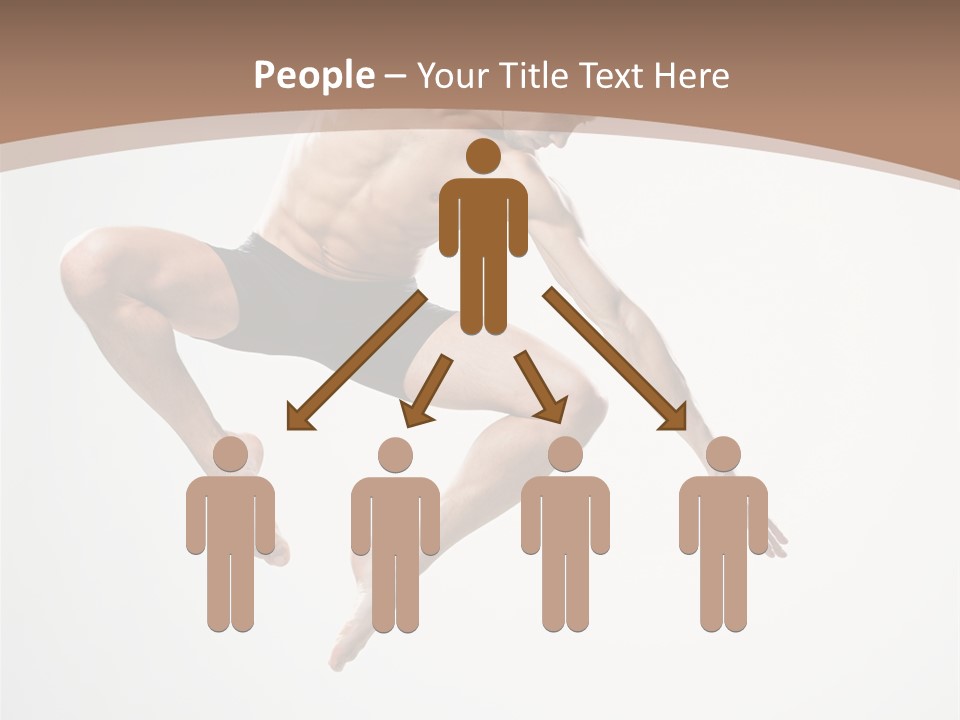 Vertical Hop Ballet PowerPoint Template