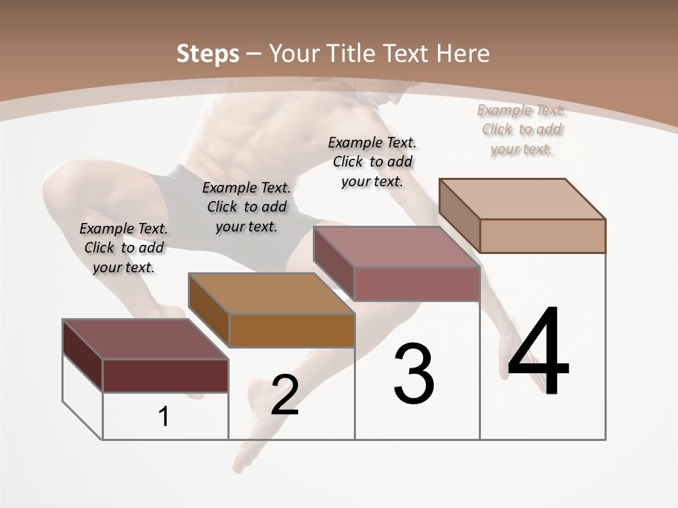 Vertical Hop Ballet PowerPoint Template