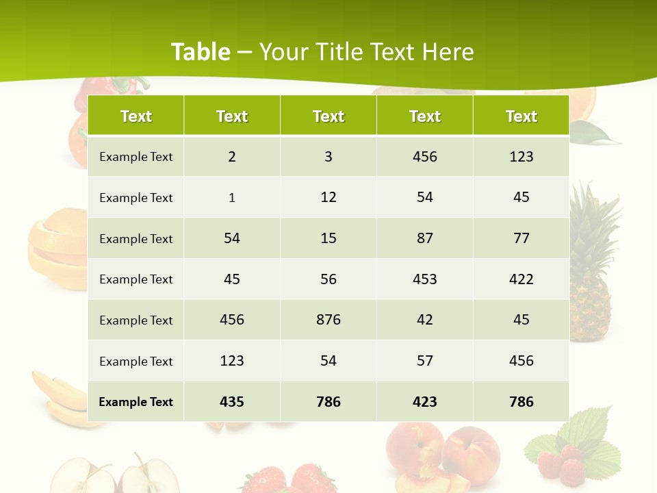 Lemon Slice Above PowerPoint Template