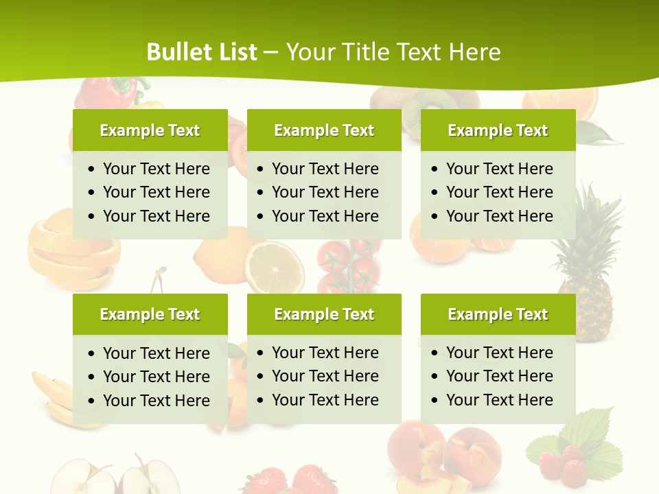 Lemon Slice Above PowerPoint Template