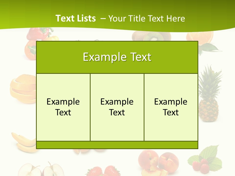 Lemon Slice Above PowerPoint Template