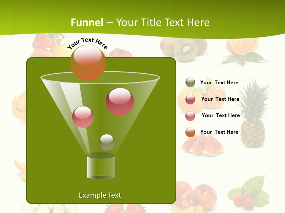 Lemon Slice Above PowerPoint Template
