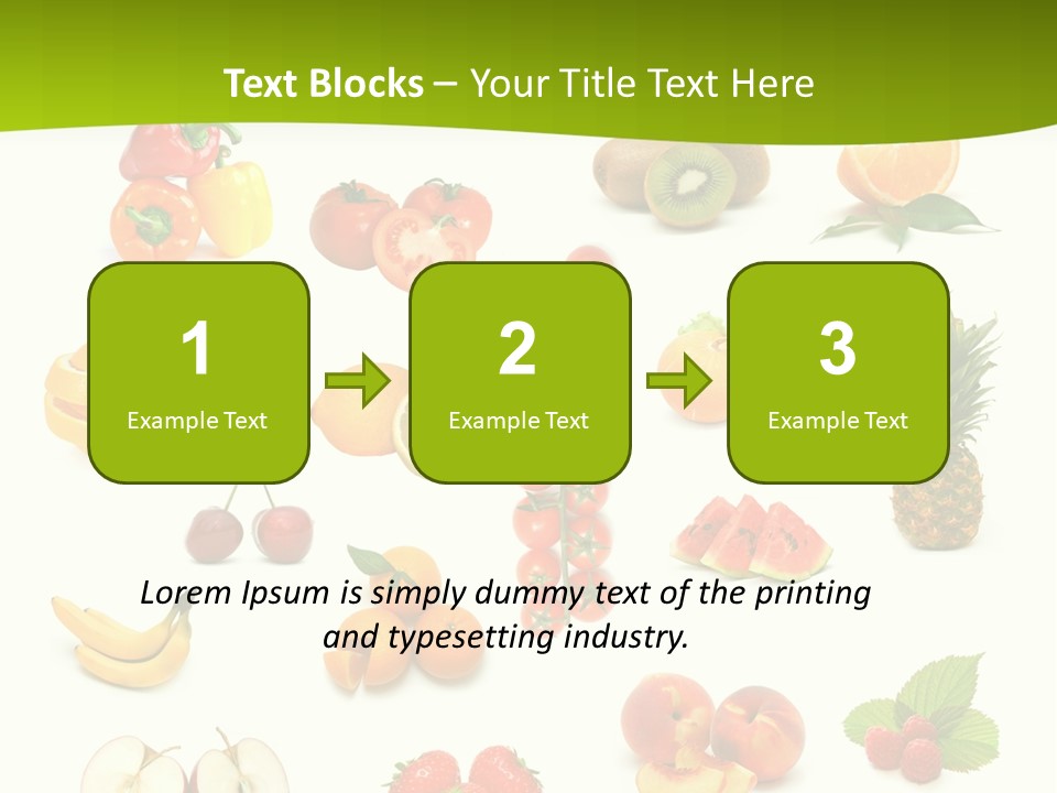 Lemon Slice Above PowerPoint Template